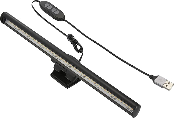 Ohm Electric OA-SML01-K 01-3623 OHM Monitor LED Light for Laptop Computer Monitor Light Clip Light USB Powered