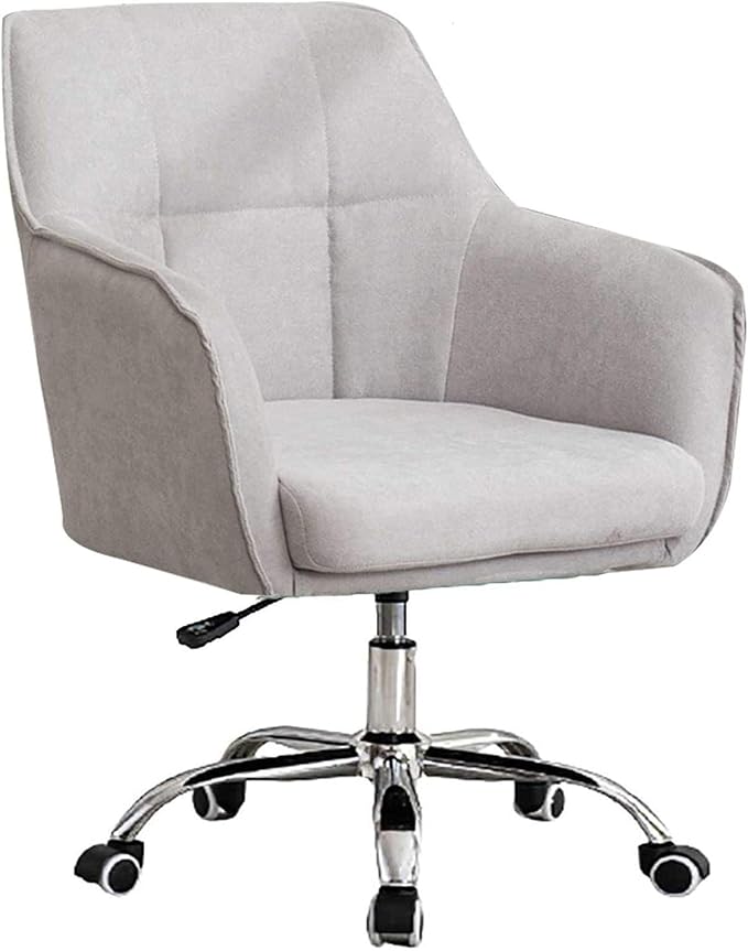 Office Chair Ergonomic Computer Chair Backrest Office Chair Swivel Table and Chair Height Adjustable Gaming Chair Chair (Color : Gray) Needed Grey