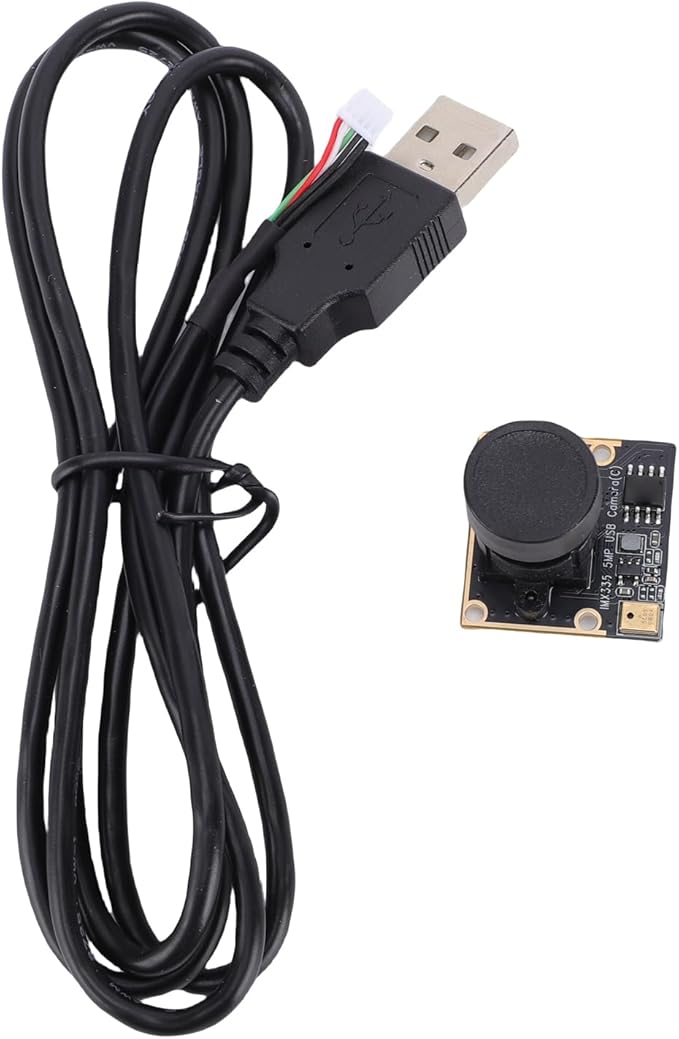 5MP USB Camera 2K Wide Angle Computer USB Camera Module with IMX335 Sensor 2592×1944 Video Recording for PC Laptop Embedded Projects