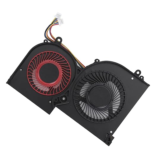 Cooling Fan Laptop Cooler Fan Replacement Compact Aluminum Quiet 4 Pin Power Connector for MS 16Q5 for P65 (GPU)