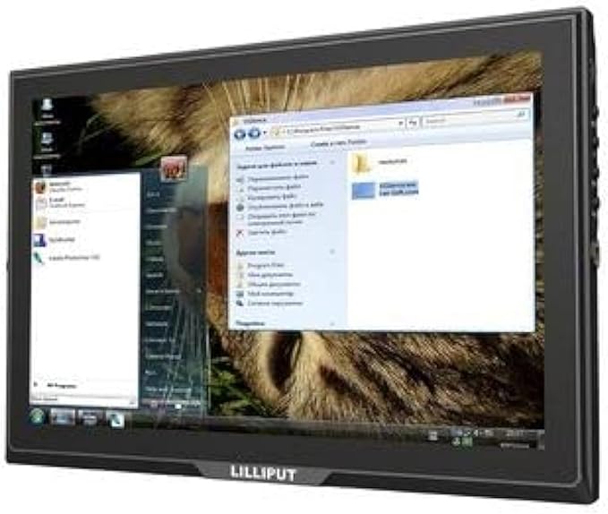 LILLIPUT 10.1 FA1014-NP/C 16:9 IPS 1280X800 LCD Monitor with HDMI DVI VGA and Composite Input