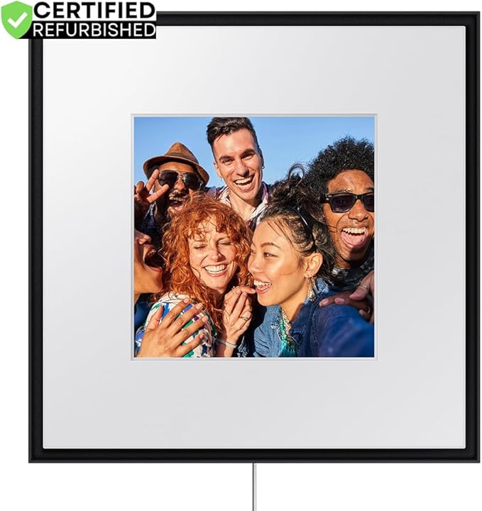Samsung HW-LS60D/ZA Photo Music Frame Smart Speaker Dolby Atmos with Q-Symphony 2024 (Renewed) Bundle with 2 YR CPS Enhanced Protection Pack