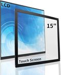 15 Inch Infrared Touch Screen Panel Multi Points IR Touch Screen with Tempered Glass for Kiosks