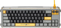 Shurikey 65% Mechanical Gaming Keyboard with Varmilo EC V2 Rose Switch White LED Backlit Wireless and Bluetooth Keyboard for Windows Mac OS Android - Hanzo 001
