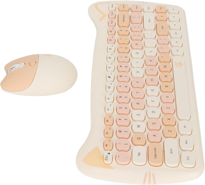 Cute Cat S Keyboard and Combo with Low Power Technology Ideal for Gaming and Use (#3)