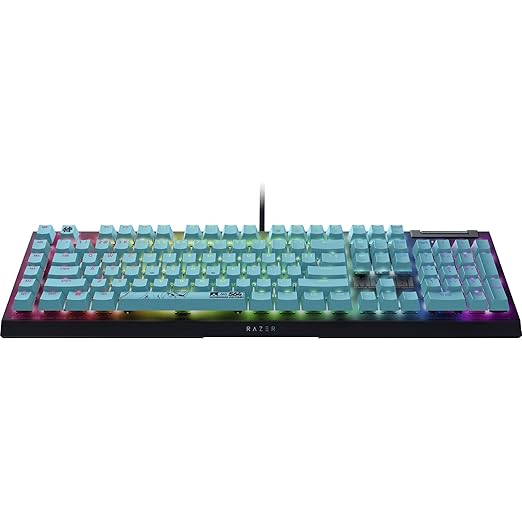 Razer BlackWidow V4 X Mechanical Gaming Keyboard: Green Switches Tactile &amp Clicky - 6 Macro Keys - Chroma RGB - Doubleshot ABS Keycaps - Sound Dampening &amp Stabilizers - Zenless Zone Zero Editi