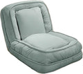 ELEFOCUS Adjustable Bean Bag ChairMulti-Function Folding Tufted Soft with Filler Couch Bed Chaise Lounge Indoor(B)