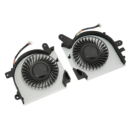 Laptop Cooling Fan for GF75 Thin 8RC 8RD 9SC Enhanced Heat Dissipation Strong Construction Small and Lightweight Notebook Cooler Easy to Install (CPU and GPU)