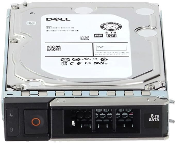Dell 8TB 6GB/s 7.2K SATA 512e Hard Drive Bundle with Drive Tray - 4WXV5 (Certified Refurbished)