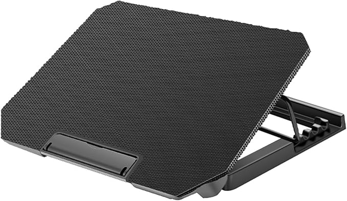 Laptop Cooling Pad for 12-17.3 Inch Laptop with 8 Quiet Fans &amp 360° Rotation Cooling Height Adjustable Laptop Cooler Stand (Pink)