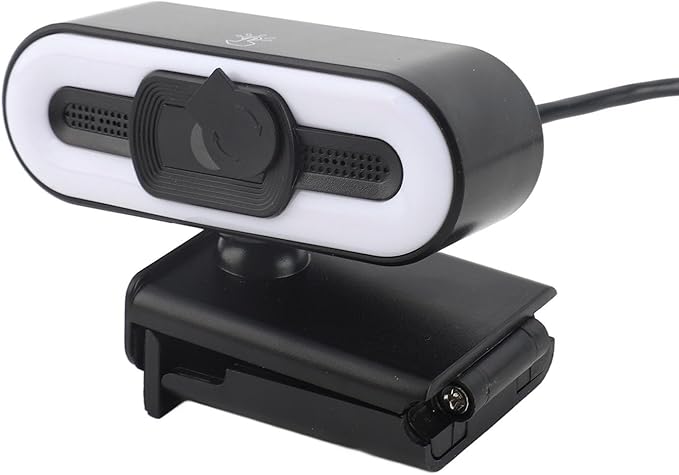 Dpofirs 4K Webcam Computer Web Cam with Built in Microphone Support Auto Beauty USB Video Camera with Super Bright Fill Light for PC Laptop LCD Display