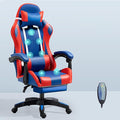 RGB Gaming Chair with Footrest Ergonomic Massage Computer Desk Chair Video Gaming Chair with Speakers Lumbar Support Height &amp Angles Adjustable Reclining Gamer Chair7 Point Massage