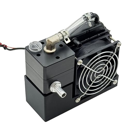 Miniature Water Cooling Set for Laptops Mobile Devices Efficient Heat Reduction Quiet Operating Easy Install Liquid Cooled
