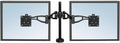 Fellowes 8041701 Professional Series Depth Adjustable Computer Monitor Stand for 2 Monitors with Dual Monitor Arms 24 Lb Capacity