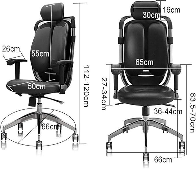 Office Chair Ergonomic Swivel Chair Gaming Chair Computer Chair Office Chair Study Table and Chair Internet Cafe Game Chair Chair (Color : Black1 Size : One Size) Needed