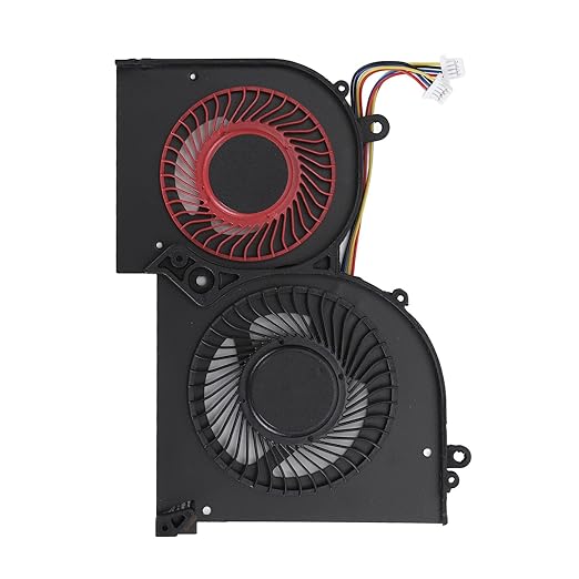 Cooling Fan Laptop Cooler Fan Replacement Compact Aluminum Quiet 4 Pin Power Connector for MS 16Q5 for P65 (GPU)