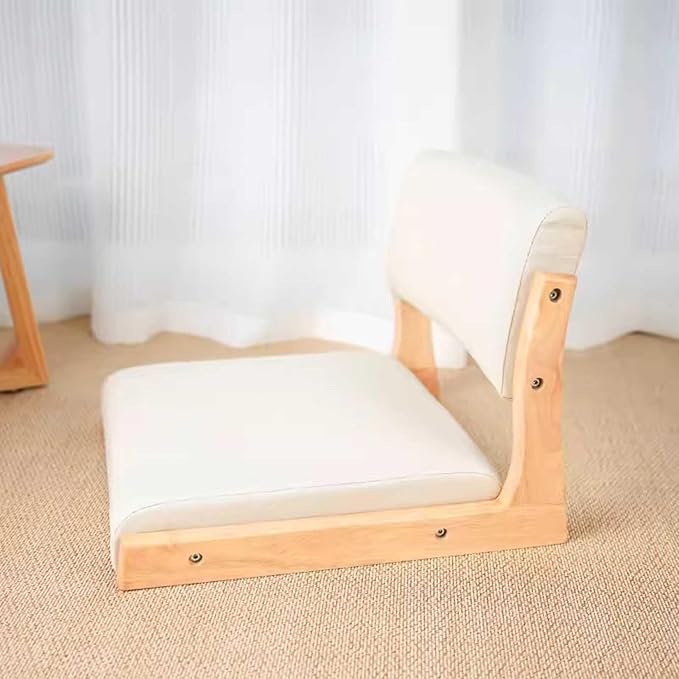 BTZHY Floor Chair Portable Floor Chair Legless Chair with Back Support Chair with backrest for Bay Windows at Home Floor Seating for Meditation for Bedroom