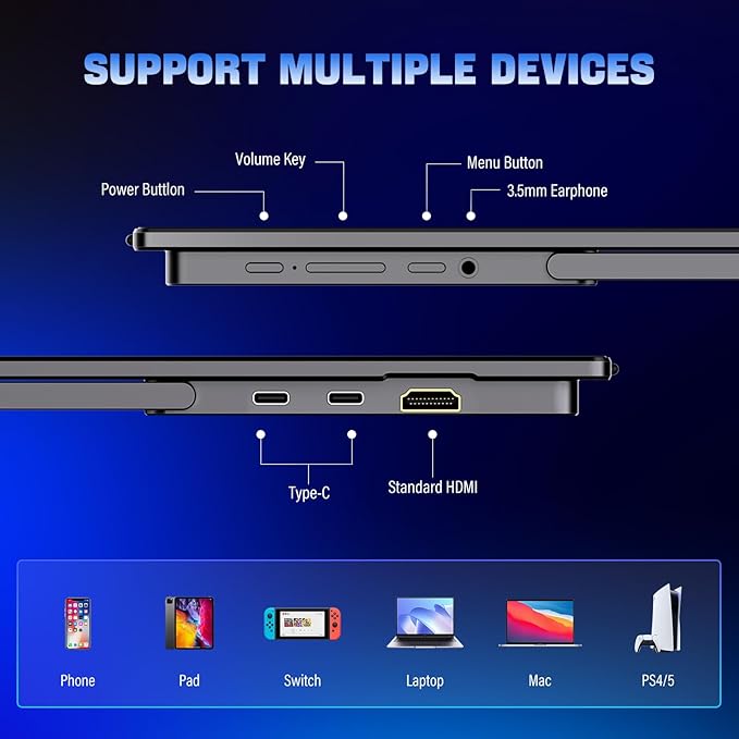 InnoView 18.5 2560 * 1440p QHD Portable Monitor