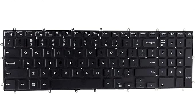 Laptop Replacement US Layout Non-Backlit Keyboard for Dell Vostro 15 3582