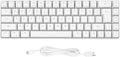 Mechanical Gaming Keyboard V200 68 Keys LED Backlit USB Wired Keyboard Type C USB Gaming Keyboard for IBM PC Win98SE (White)