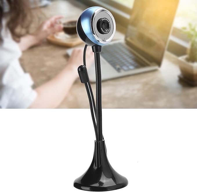 VBESTLIFE High Definition mini Webcam USB rotatable Micro Webcam HD PC Camera with Microphone rotated 360 Degrees Computer Accessories for PC Laptop
