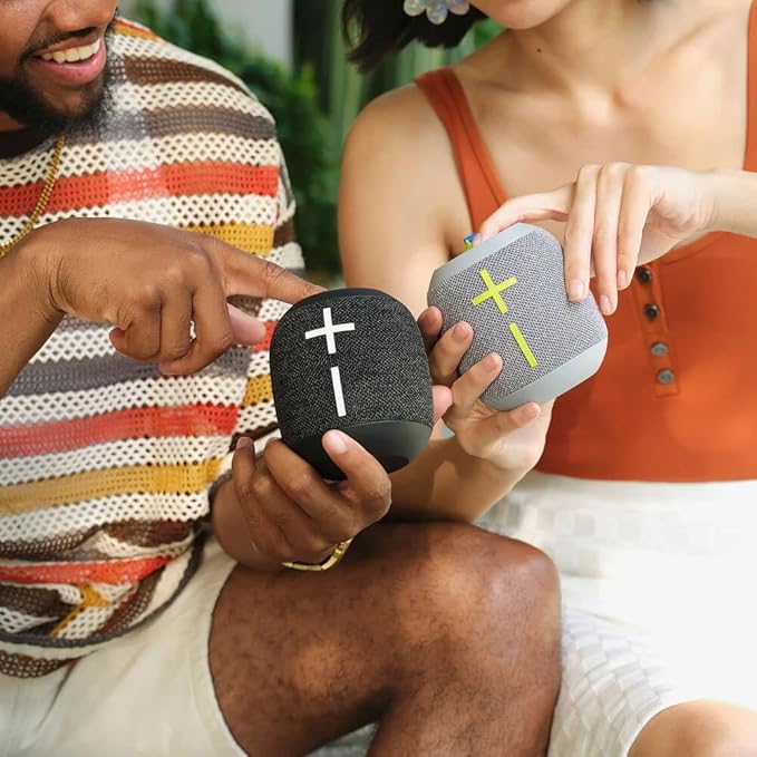 Ultimate Ears WONDERBOOM 4 Portable Waterproof Bluetooth Speaker with Big Bass and 360-Degree Sound Dustproof Floating Speaker with 131ft (40m) Range- Black