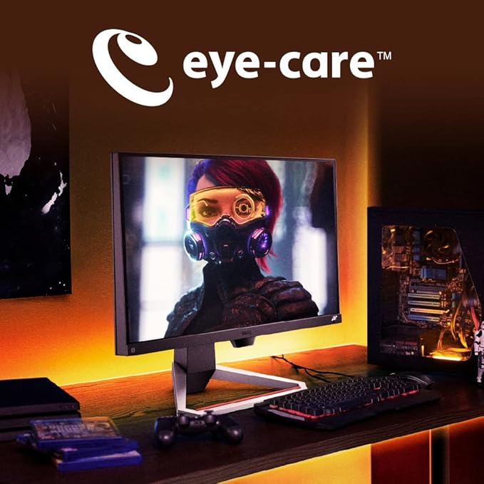 BenQ MOBIUZ EX2710S Gaming Monitor 27 FHD 1080p 165Hz 1ms | IPS | HDRi | 99% sRGB | Color Optimizer | Eye-Care Tech | Freesync | Adjustable Height Swivel &amp Tilt | Speakers | DisplayPort | HDMI