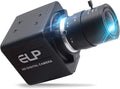 2MP H.264 Webcam 2.8-12mm Varifocal Lens USB Camera HD 1080P 0.01Lux Low Light Streaming Camera CMOS IMX322/IMX323 Sensor Industrial Webcam Plug and Play Free Driver