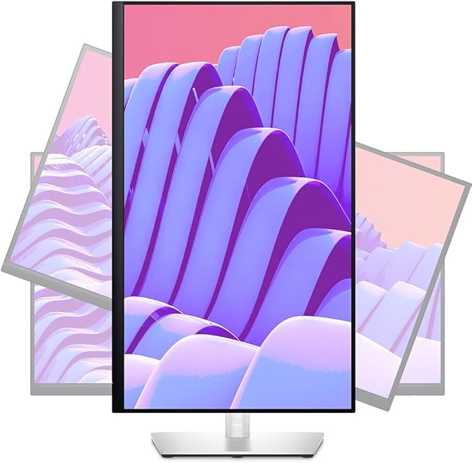 Dell P2722H Monitor Bundle 27 Inch Full HD IPS Display Height Adjustable Stand HDMI DisplayPort USB Hub Office Business Computer Screen + HDMI Cable + Cleaning Kit