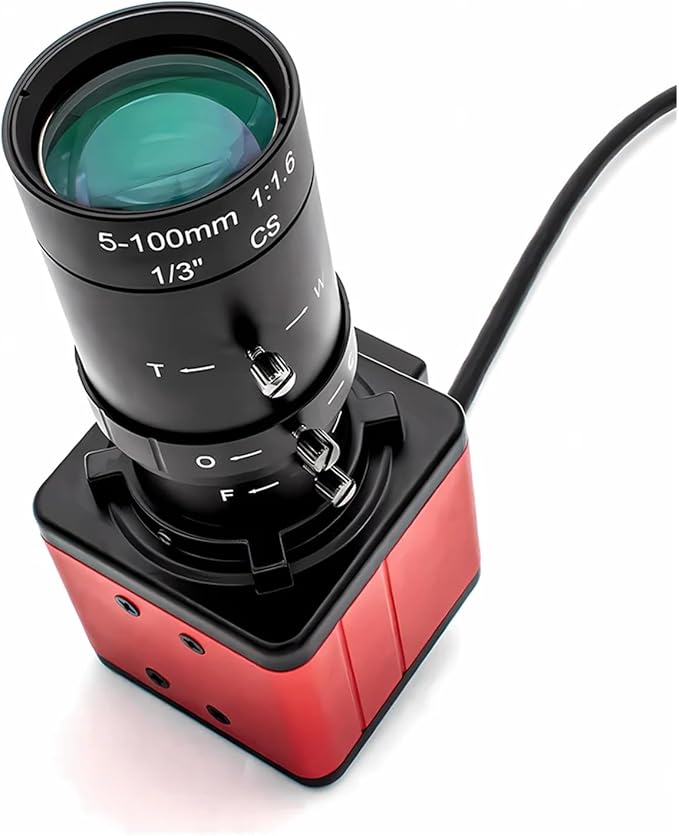 4K Mini POE IP Camera 3 4 5 8MP Security Protection Webcam 100mm Manual Varifocal Lens Industrial Network Camera