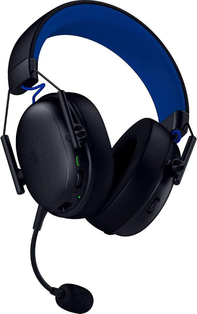 Razer BlackShark V3 X HyperSpeed Wireless Gaming Headset for PS5: 50mm Drivers - Cardioid Mic - 2.4 GHz Bluetooth - Works with PC Mac Nintendo Switch Smartphone - Long Battery Life - Black