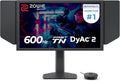 BenQ Zowie XL2586X+ 24.1 New Fast TN 600Hz Gaming Monitor DyAc 2 1080p Auto Game Mode by XL Setting to Share Height Adjustment Powered by Industrial-Grade Bearing Design S Switch Shielding Hood