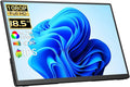 Portable Monitor 18.5 inch 100Hz FHD USB-C HDMI Travel Monitor w/Built-in Kickstand VESA &amp Speakers Eye Care HDR Portable Gaming Monitors