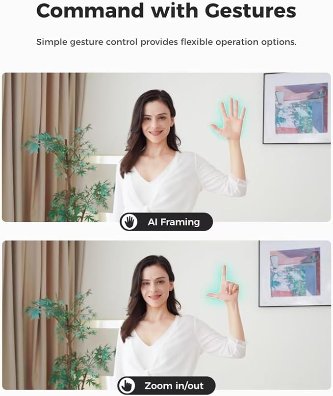 OBSBOT Meet SE Al-Powered Webcam—Ultra HDR1080p@100FPS1/2.8CMOS4x digital ZoomPlug&ampPlayBuilt-in Mic—Work With Skype Zoom/ Microsoft Teams/Google Meet—Web Cam for Streaming MeetingGaming-W