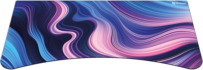 Arozzi Arena Gaming Desk Mat Full Surface Custom Desk Pad Interchangeable Water Resistant &amp Washable Computer Desk Mouse Pad with Stitched Edges (D029)