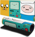 Head Case Designs Officially Licensed Adventure Time Jake BMO Finn Graphics 23.62 x 11.81 x 0.12 inches (600 x 300 mm) - L Gaming Office Desk PC Keyboard Mouse Mat Pad