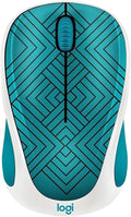 Logitech Design Collection 910-005838 Wireless Optical Mouse Teal Maze