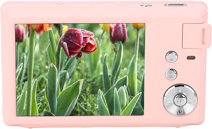 4K Video Camera 48MP Digital Camera with Webcam Function 16x Zoom Compact and Portable for Traveling Family Gatherings and Studying