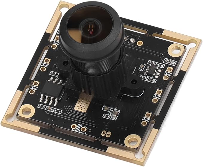1MP USB Camera Module with HD 1280x720 Resolution Built in Video Webcam Board for Industrial Components Easy Plug and Play No Driver Needed 180° Wide Angle View MJPEG Format