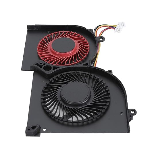 Cooling Fan Laptop Cooler Fan Replacement Compact Aluminum Quiet 4 Pin Power Connector for MS 16Q5 for P65 (GPU)