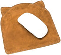 Hide &amp Drink Soft Leather Cat Mouse Pad Handmade Swayze Suede