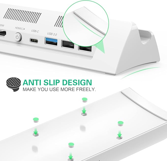 TV Docking Station for SwitchPortable Switch OLED Dock 4K HDMI &amp 3 USB Ports