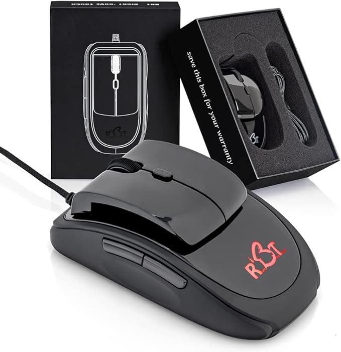 RBT Ergonomic Gaming Mouse Shoulder-First Design for All-Day Comfort PPE LMN with FSA HSA or HRA