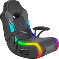 X Rocker Video Gaming Floor Rocker Chair Built-in Audio College Dorm Essentials for Guys and Girls Bedroom Foldable Gifts for Gamers