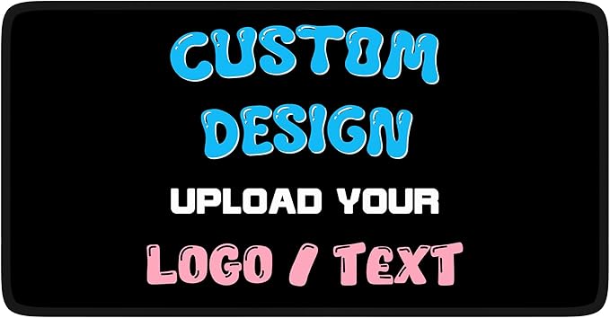 Custom Mouse Pad with Photo - Ships Next Business DayNon-Slip Rubber Base Large Size 12x31.5 inch Personalized Mouse Pad with PictureCustomized Mousepad for Work &amp Gaming