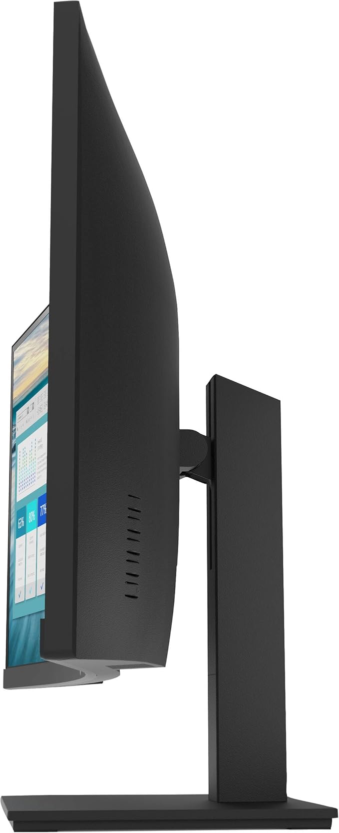 HP P34hc g4 34 WQHD Curved Monitor with 5ms Response Time Anti-Glare Flicker Free 250 nits Brightness VESA Mount (100mm) Displayport HDMI &amp Dockztorm USB Port Expander Black Color
