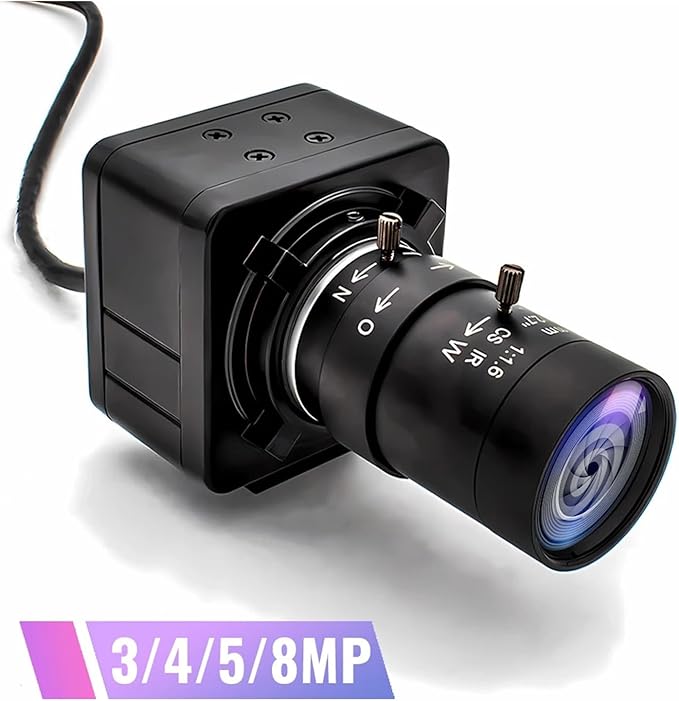 4K MINI Type IP Camera 50mm Varifocal Lens for POE NVR System Indoor Home P2P System Video Surveillance Webcam