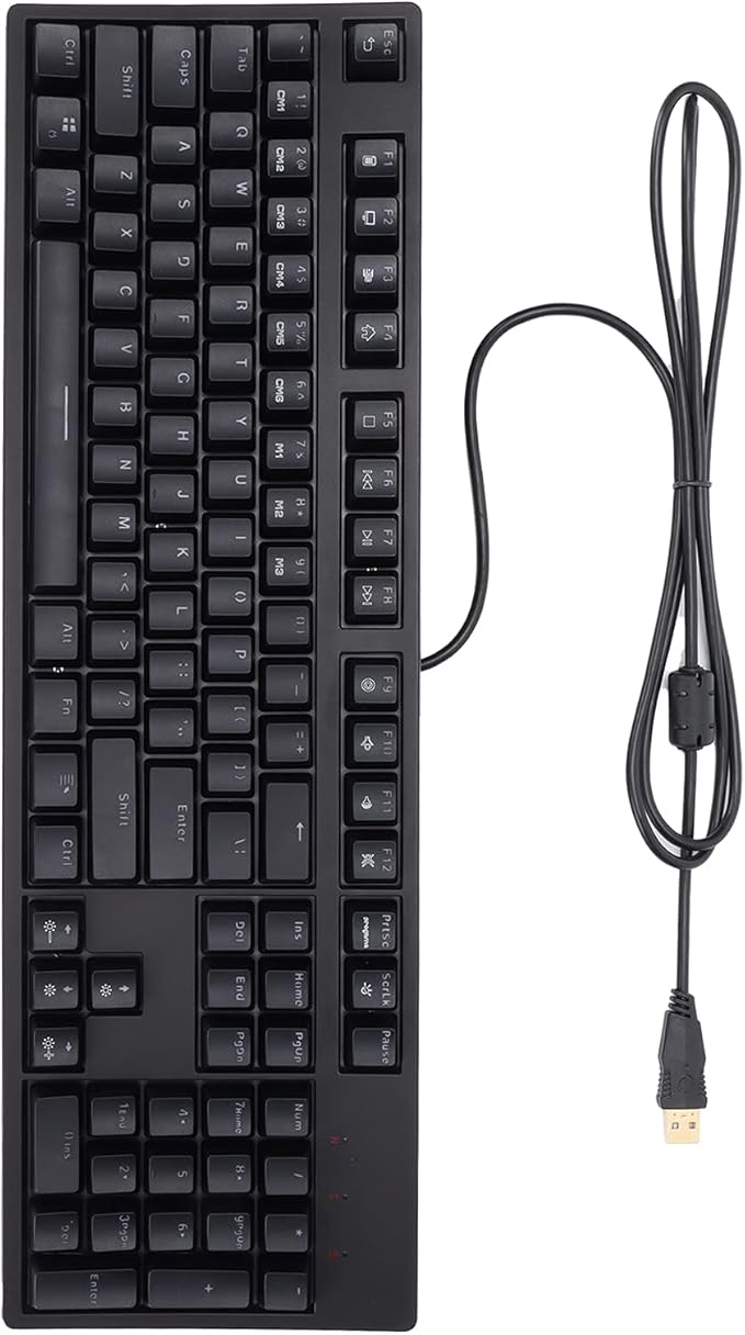 Mechanical Gaming Keyboard Wired Gaming Mechanical Keyboard Full 104 Keys Ergonomic Keyboard RGB Desktop Computer Keyboard for 2000//7/8/10