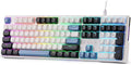 Redragon K668 Wired Gasket RGB Gaming Keyboard 108 Keys Mechanical Keyboard w/Extra 4 Hotkeys Upgraded Hot-swappable Socket Sound Absorbing Foam Mixed Color Keycaps Custom Linear Switch