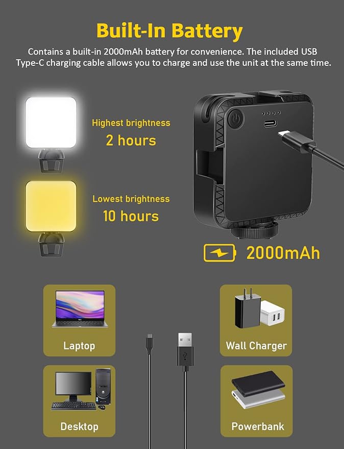 NexiGo 1080P Business Webcam Kits N660 HD Web Camera with Microphone and Privacy Cover Software Control Enhanced Video Conference Lighting Kit with Webcam Style Clip for Zoom/Skype/Teams